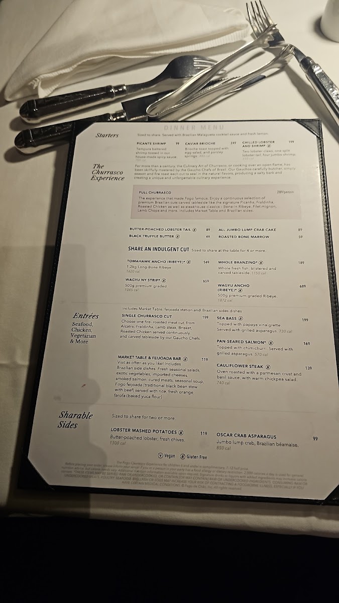 Menu Fogo De Chão Brazilian Steak House-10