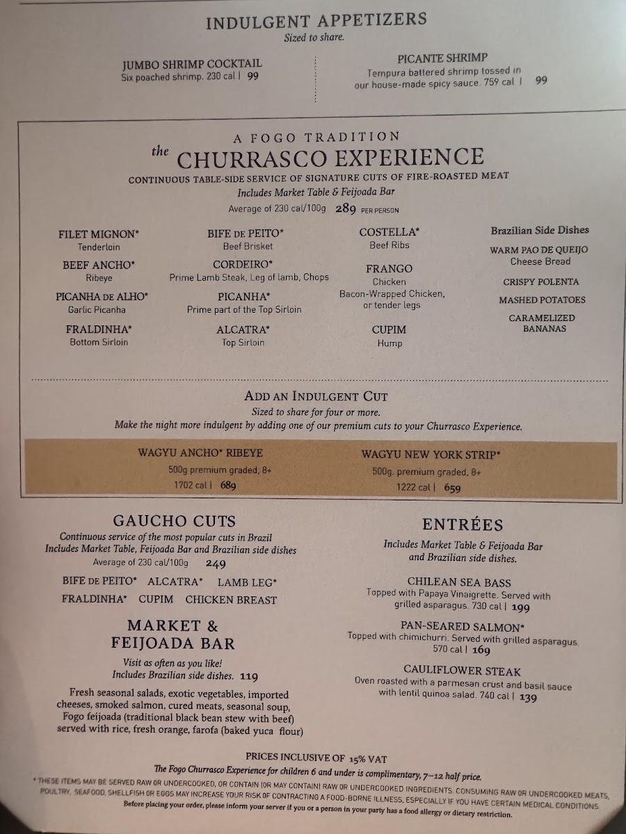 Menu Fogo De Chão Brazilian Steak House-3